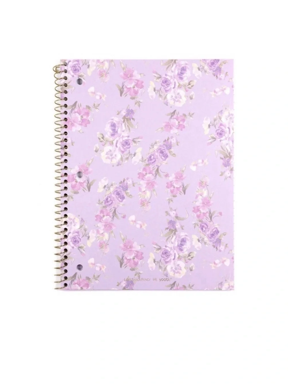 NWT LoveShackFancy X Target Yoobi 2 x Wide Ruler Spiral Notebooks 8”x10.5”